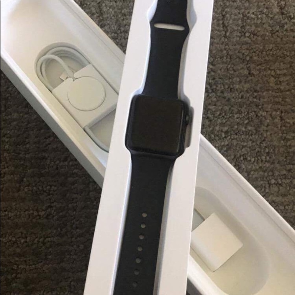 Series two black Apple Watch ⌚️